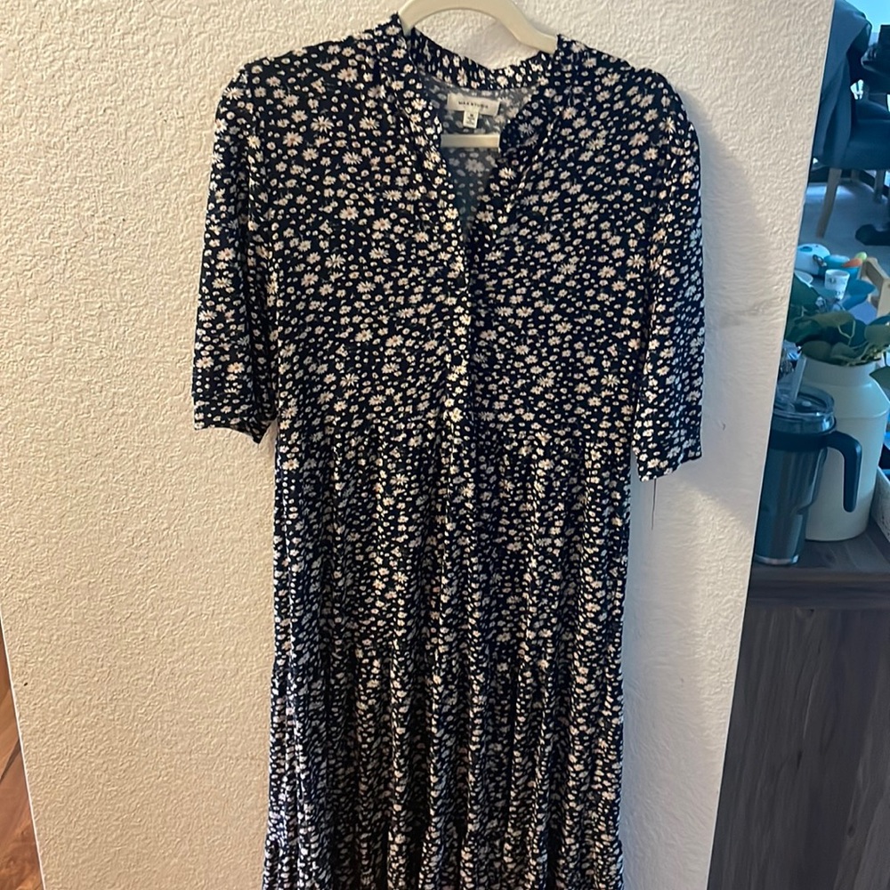 Max Studio Midi Floral Dress